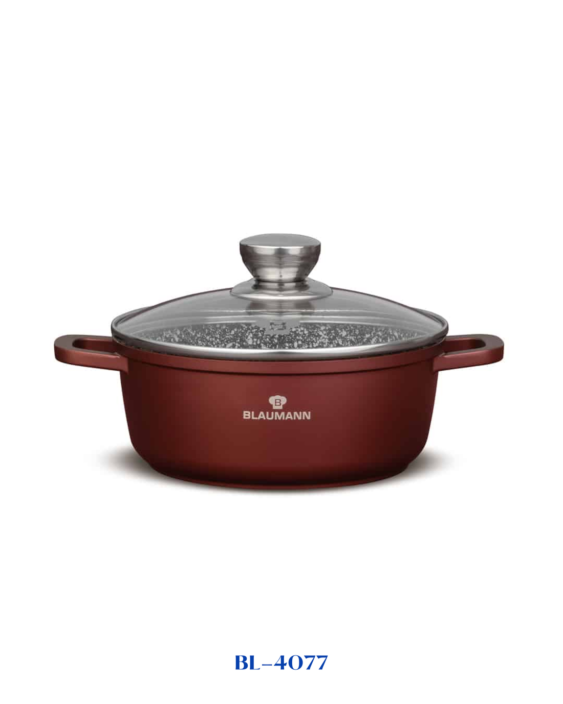 BLAUMANN CERA STONE CASSEROLE WITH LID 20CM 2.3L