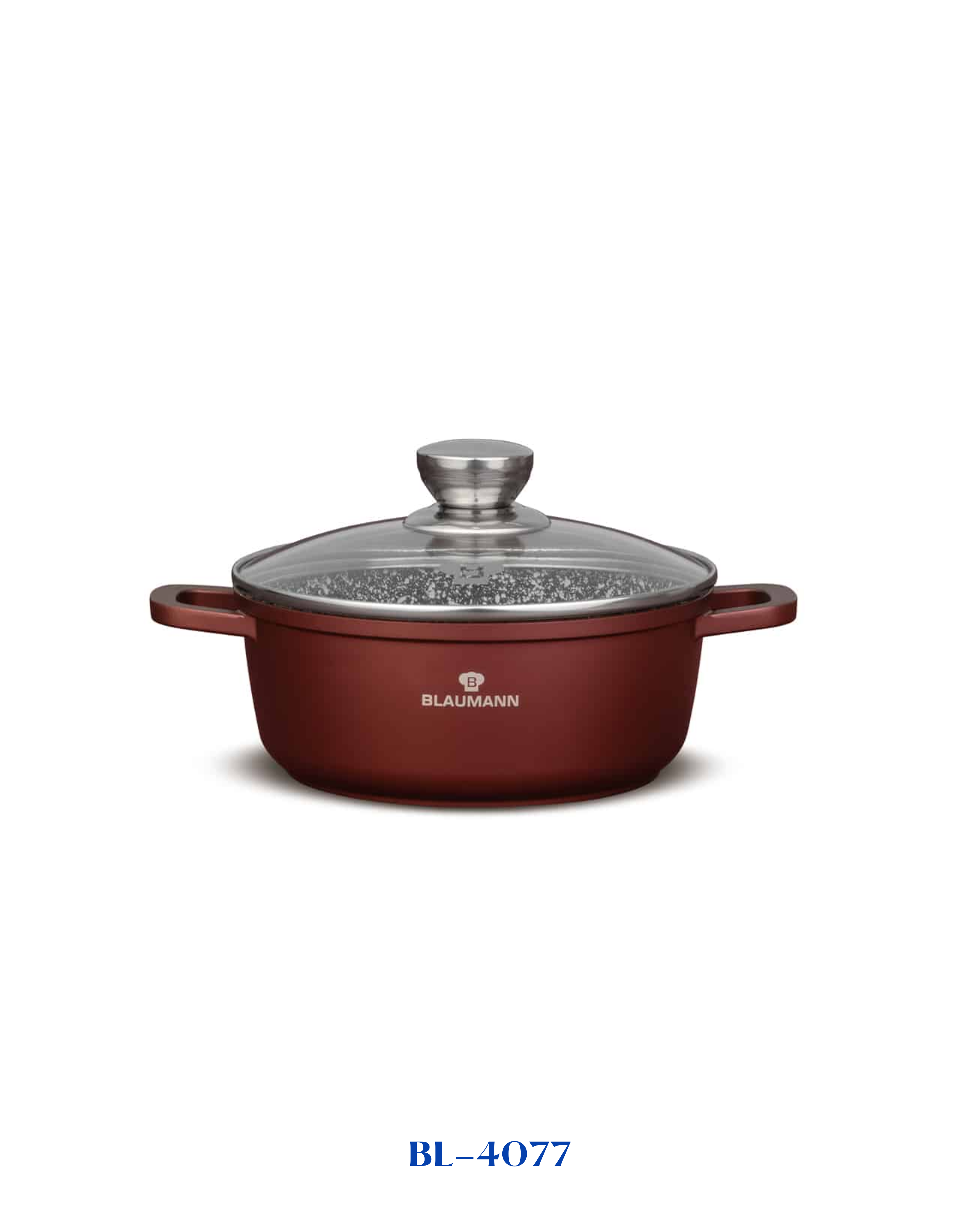 BLAUMANN CERA STONE CASSEROLE WITH LID 20CM 2.3L
