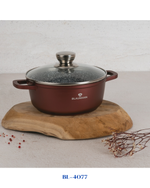 BLAUMANN CERA STONE CASSEROLE WITH LID 20CM 2.3L