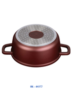 BLAUMANN CERA STONE CASSEROLE WITH LID 20CM 2.3L