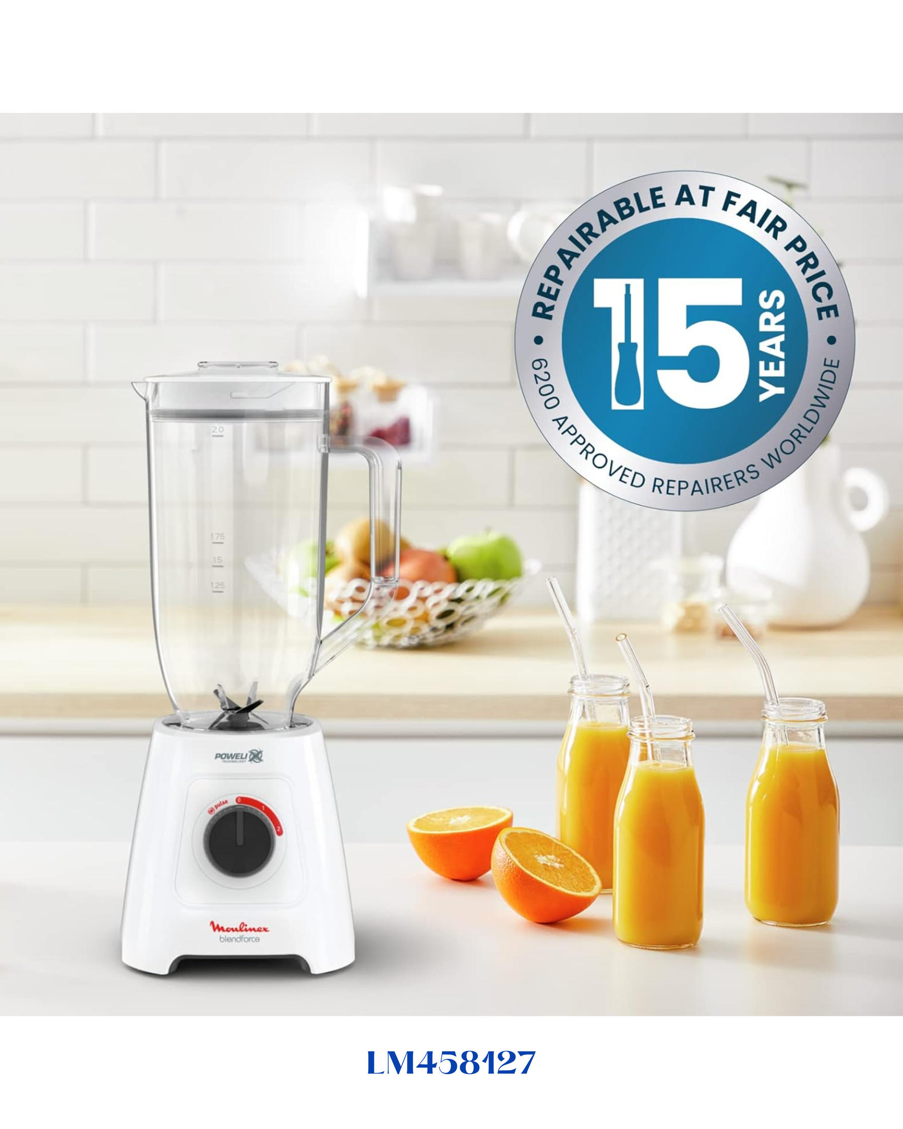 MOULINEX BLENDFORCE XXL BLENDER 600W 2.8L
