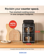 NUTRICOOK DUOSTACK AIR FRYER PRO 2700W 9.6L