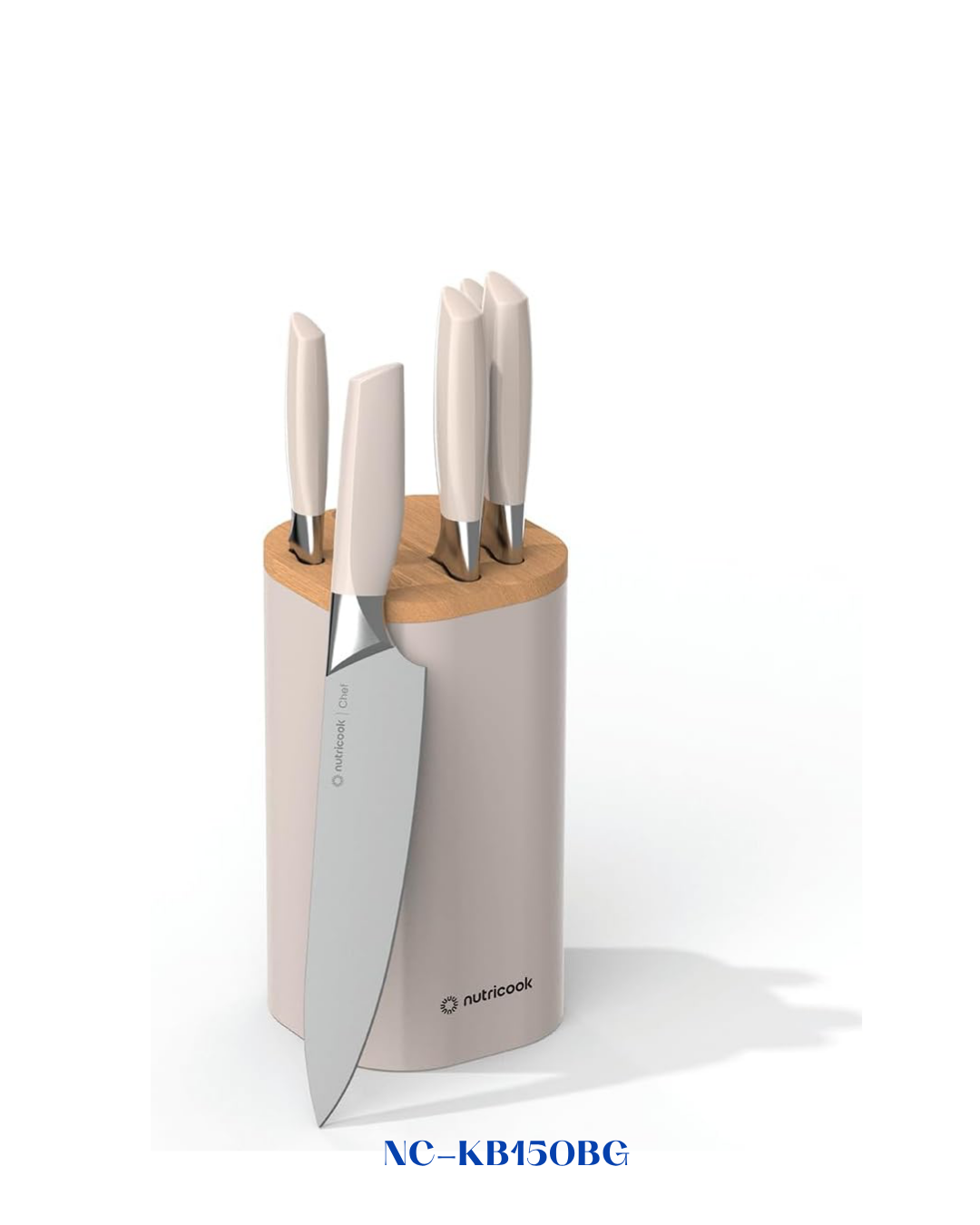 NUTRICOOK EVERYDAY KNIFE SET - BEIGE