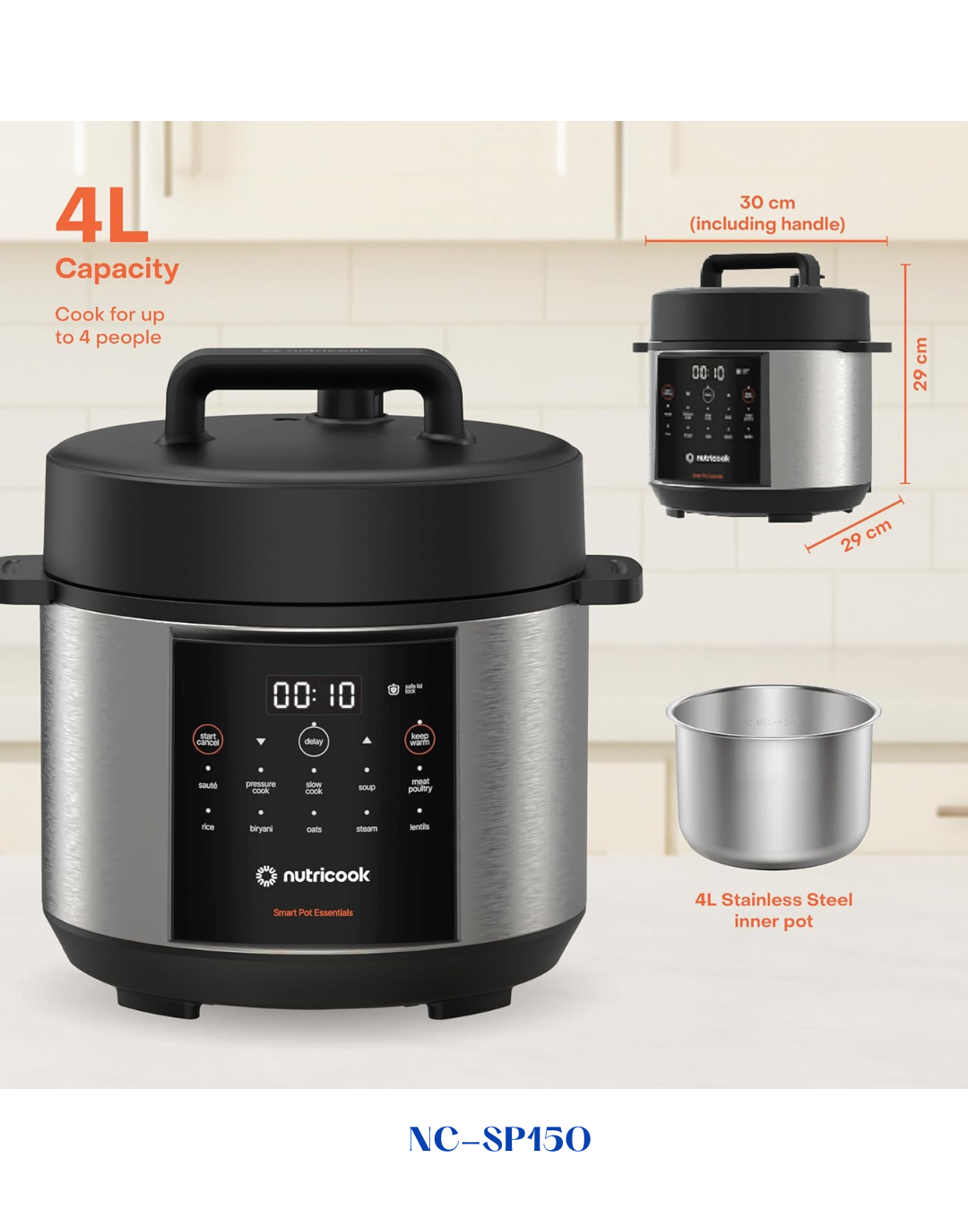 NUTRICOOK SMART POT ESSENTIALS 900W 4L