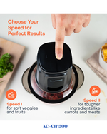 NUTRICOOK CHOPPI XL FOOD CHOPPER 500W 1.2L