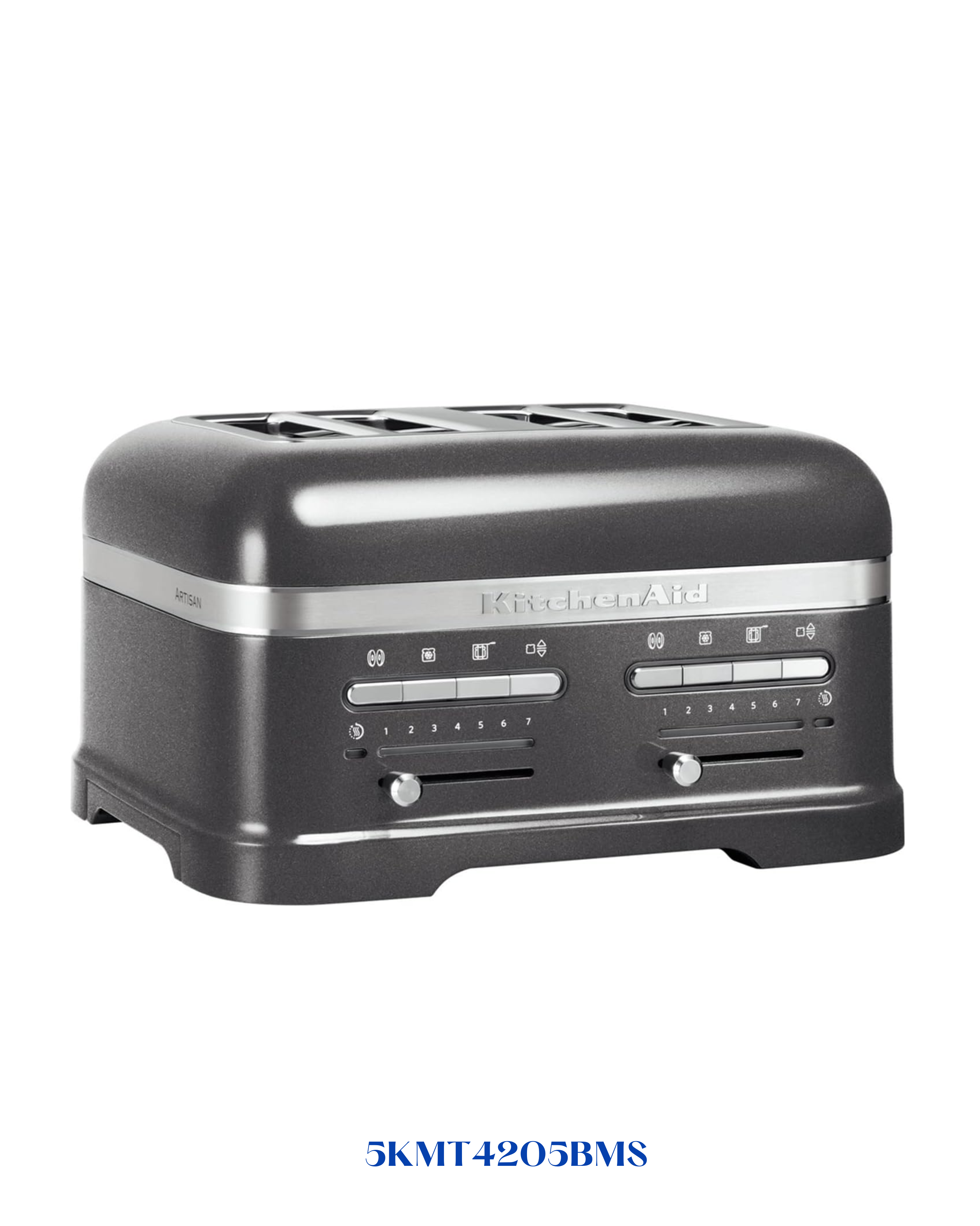KITCHENAID ARTISAN 4-SLICE TOASTER 2500W MEDALLION SILVER
