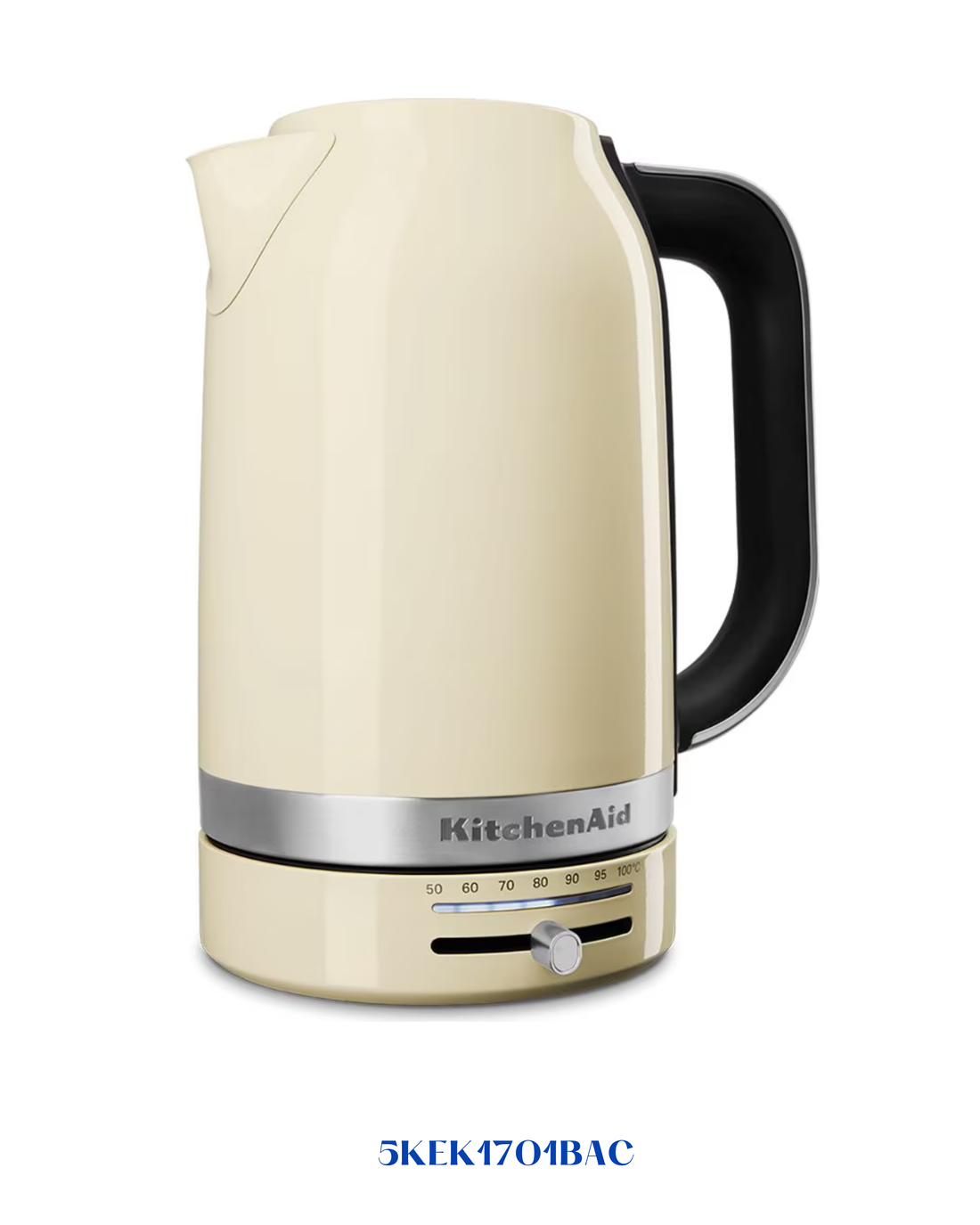 KitchenAid Variable Kettle 1.7L 3000W Almond Cream