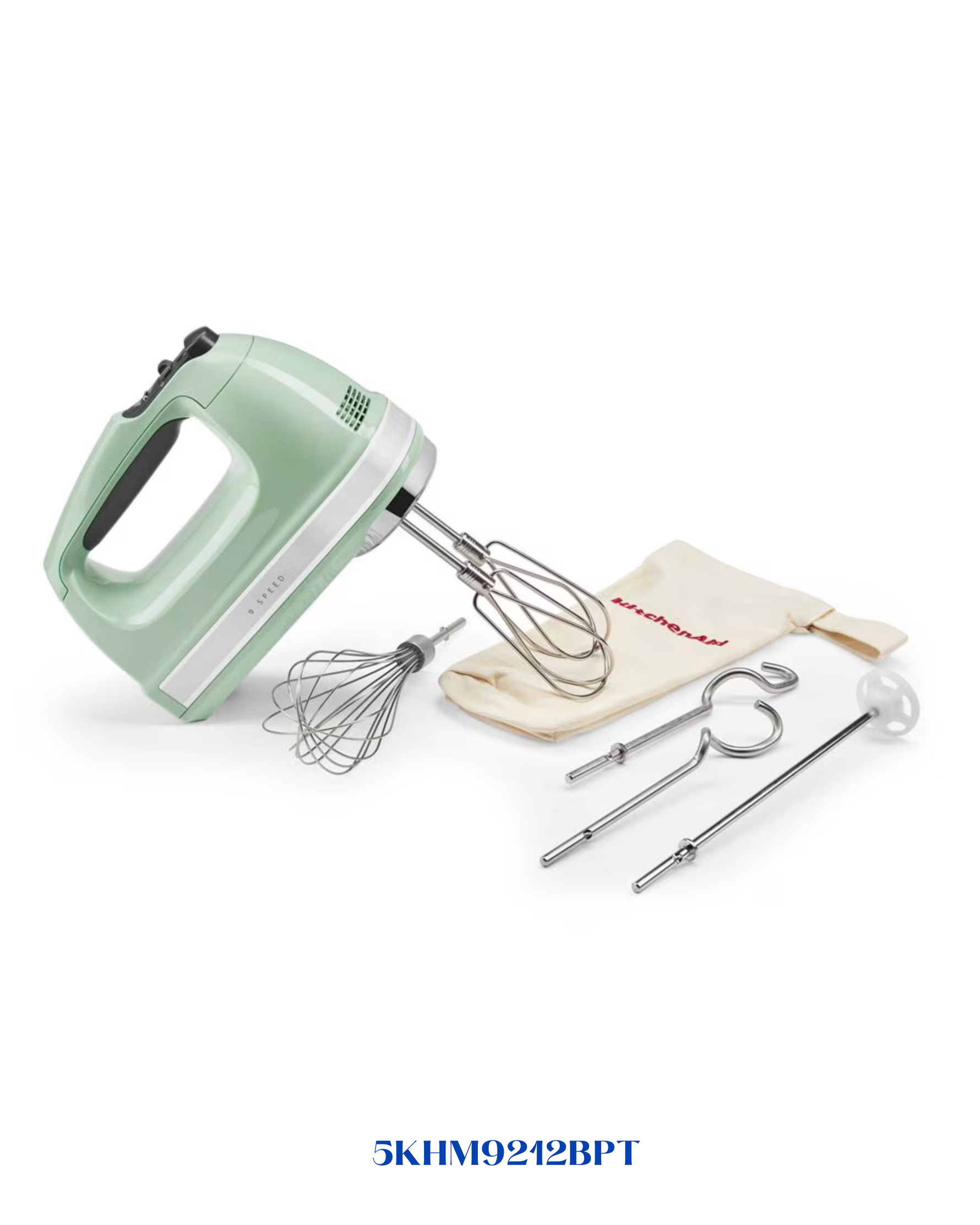 KitchenAid 9-Speed Hand Mixer 85W – Pistachio