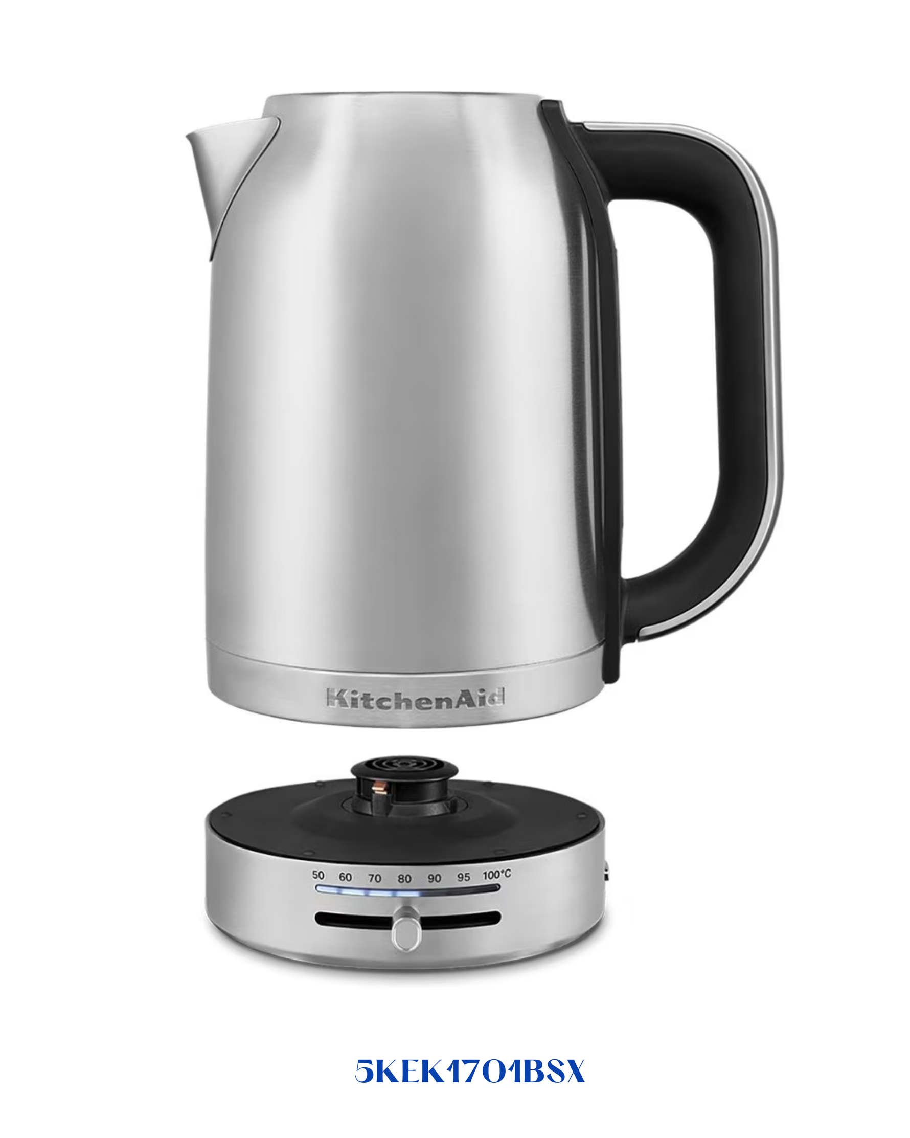 KitchenAid Variable Temperature Kettle 1.7L 3000W Stainless Steel
