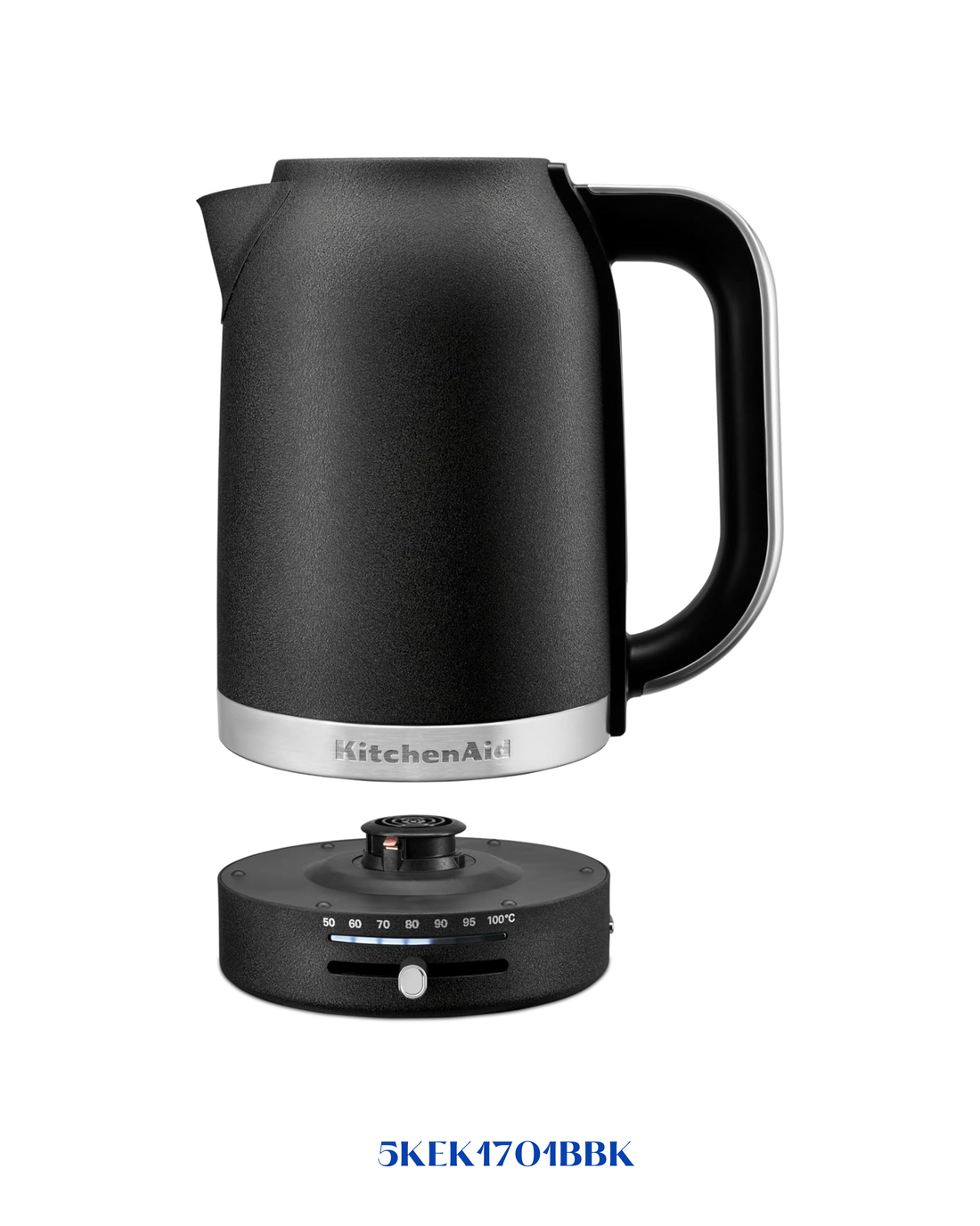 KitchenAid Variable Temperature Kettle 1.7L 3000W – Black