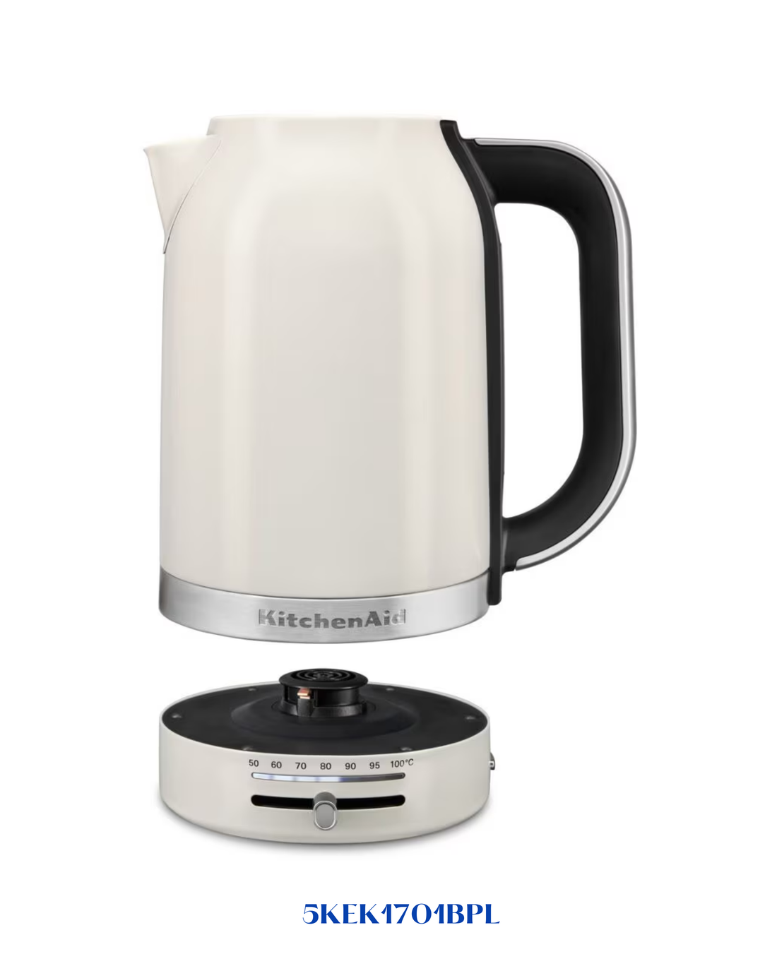 KitchenAid Variable Temperature Kettle 3000W 1.7L Porcelain White