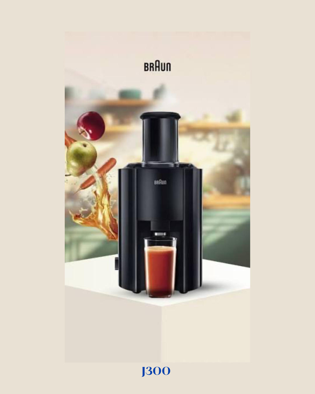 BRAUN MULTIQUICK 3 SPIN JUICER 800W 1.25L