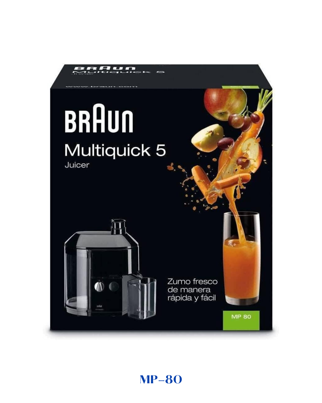 BRAUN MULTIPRESS AUTOMATIC JUICER 600W 0.5L