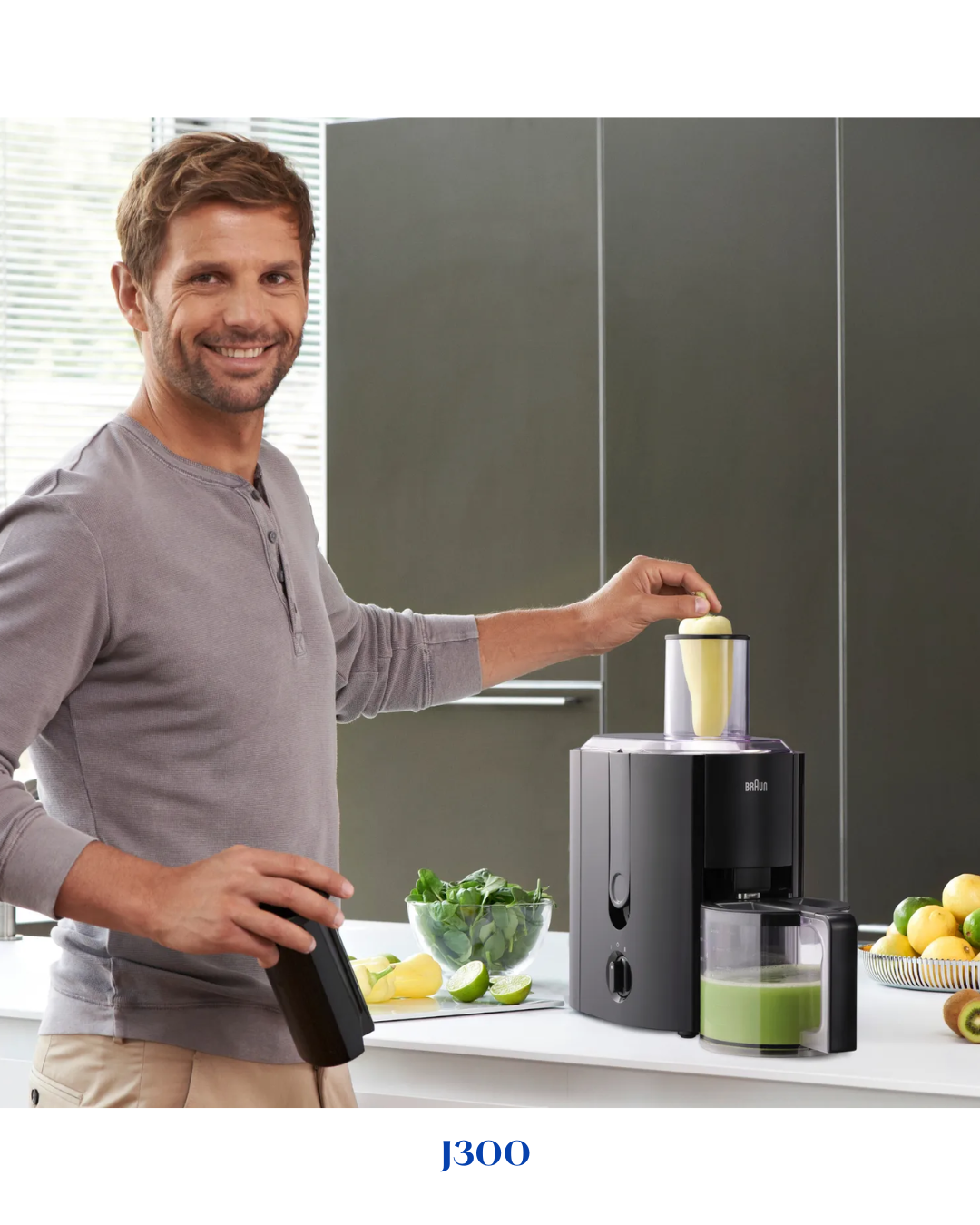 BRAUN MULTIQUICK 3 SPIN JUICER 800W 1.25L