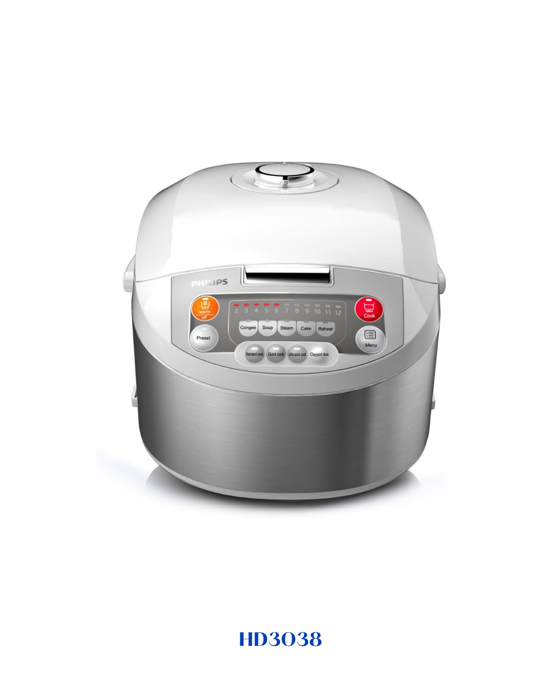 PHILIPS VIVA COLLECTION FUZZY LOGIC RICE COOKER 980W 1.8L