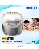 PHILIPS VIVA COLLECTION FUZZY LOGIC RICE COOKER 980W 1.8L