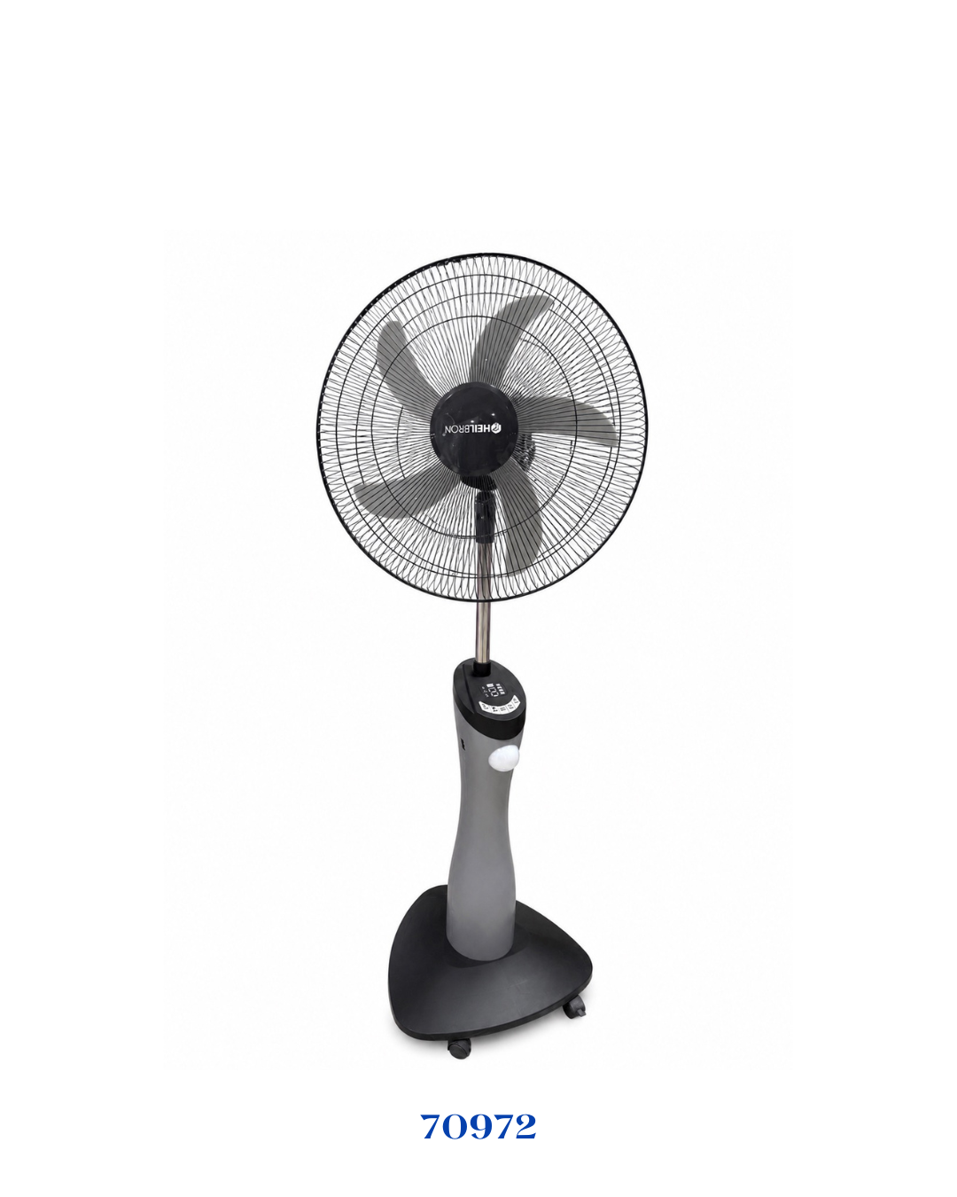HELLBRON RECHARGEABLE PEDESTAL FAN 18 INCH