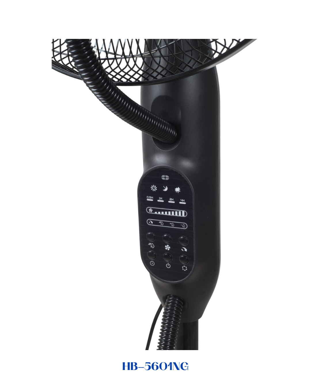 HAUSBERG 16-INCH MISTING FAN WITH LCD & REMOTE CONTROL 75W 2.8L