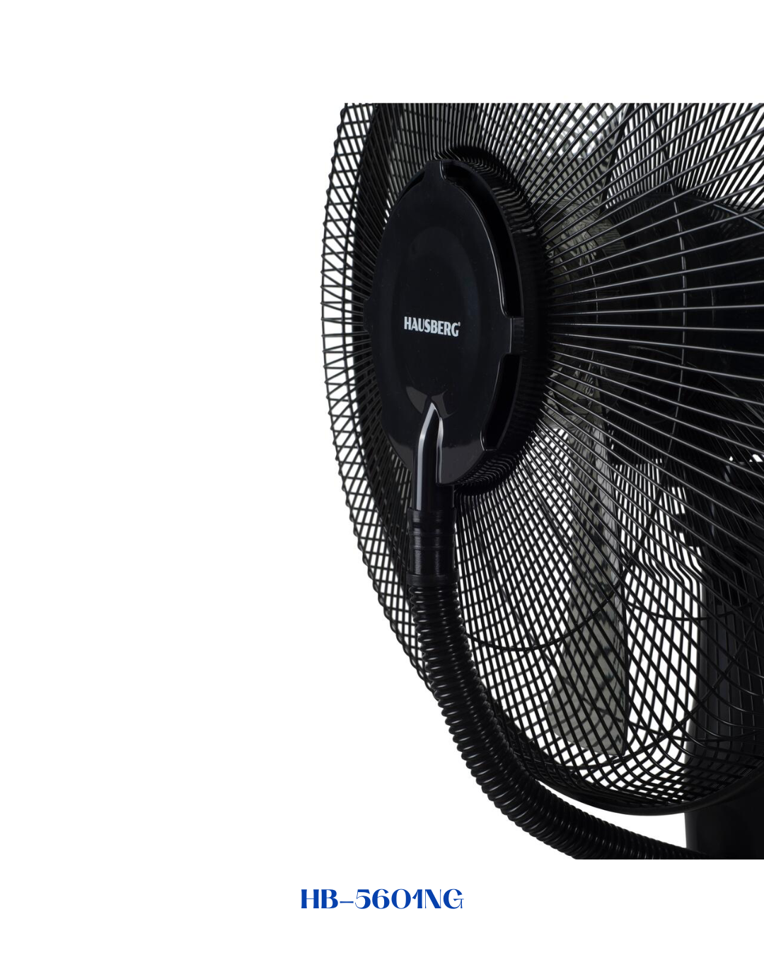 HAUSBERG 16-INCH MISTING FAN WITH LCD & REMOTE CONTROL 75W 2.8L
