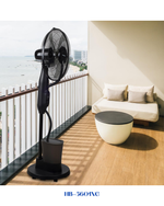 HAUSBERG 16-INCH MISTING FAN WITH LCD & REMOTE CONTROL 75W 2.8L