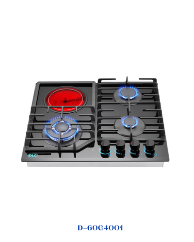 DLC Built-in Gas & Electric Hob 60cm