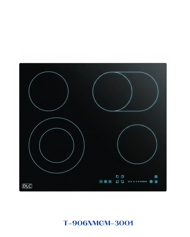 DLC Built-In Electric Hob 4 Burners 6000W-60cm