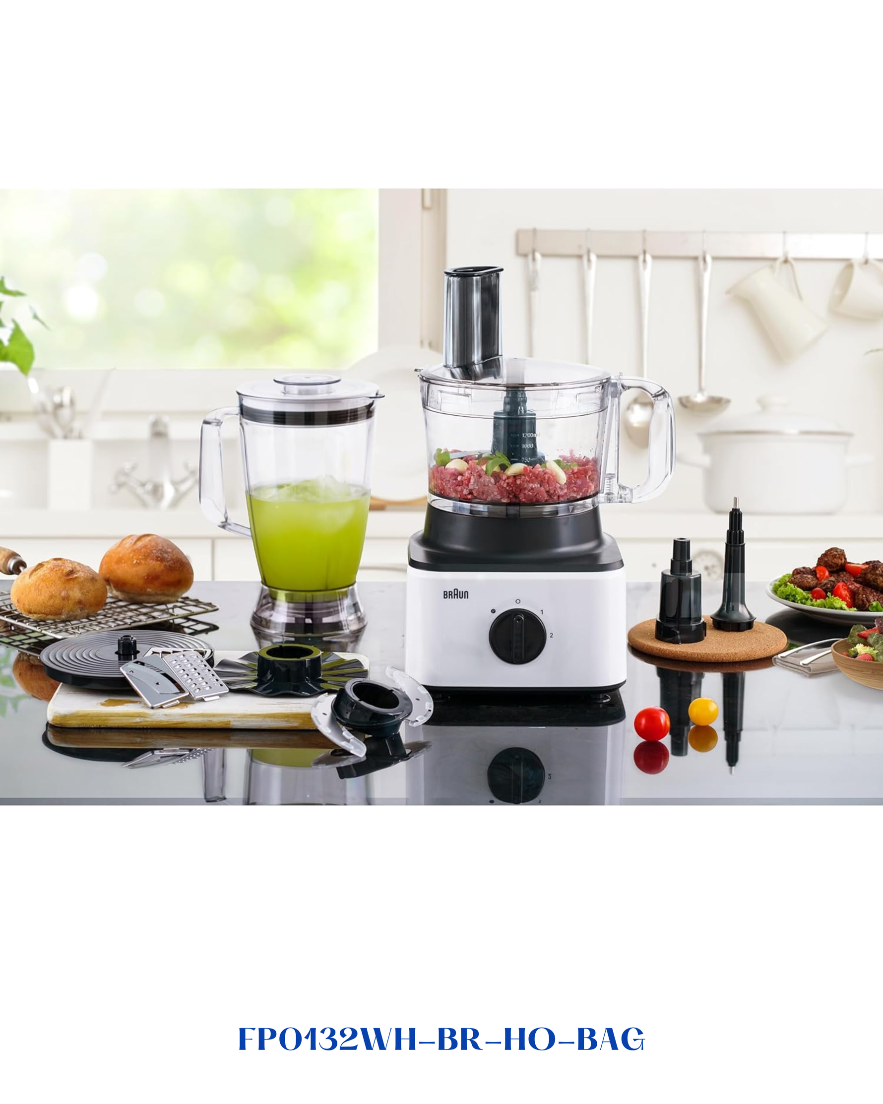Braun 8-In-1 Food Processor 750W 2.1L