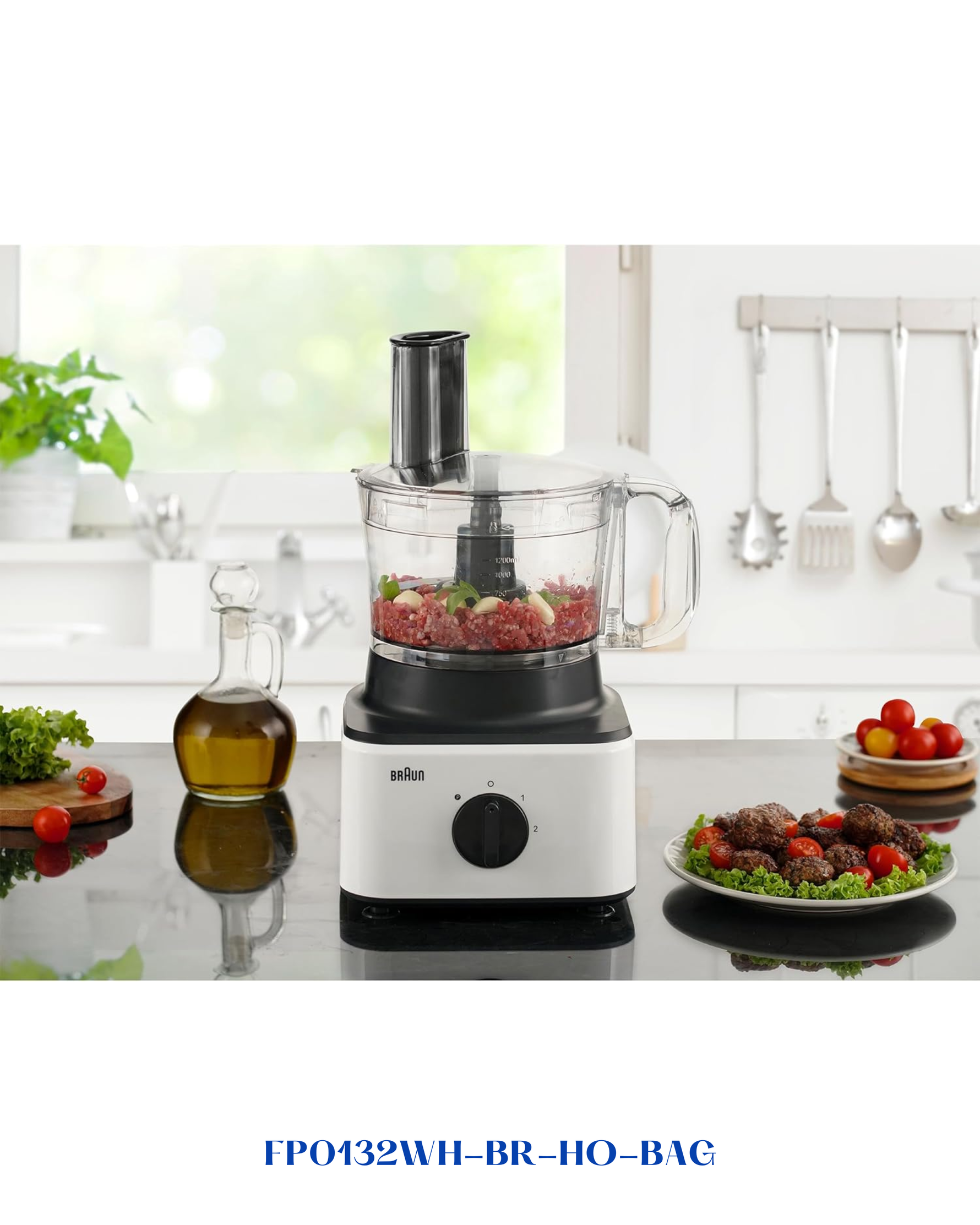 Braun 8-In-1 Food Processor 750W 2.1L