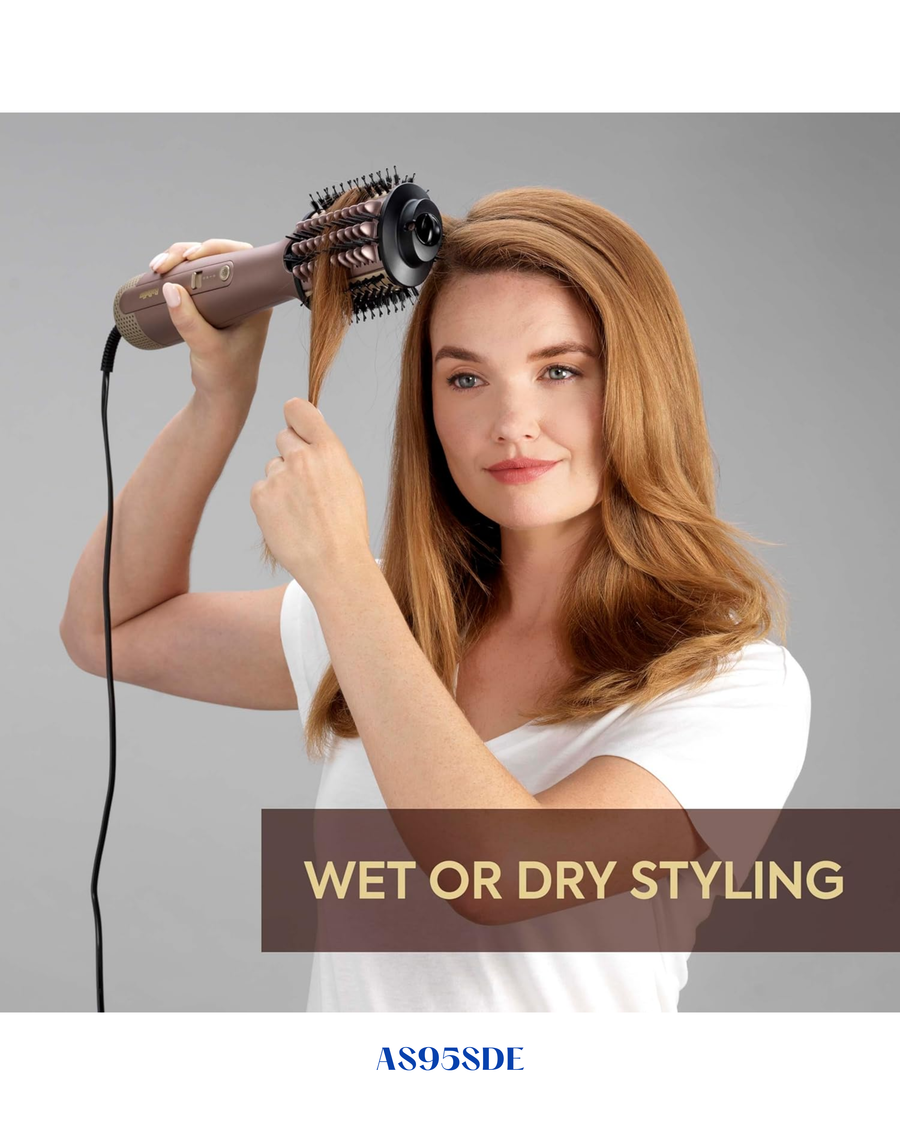 BaByliss 3-in-1 Hot Air Styling Brush 1000W Rose Gold