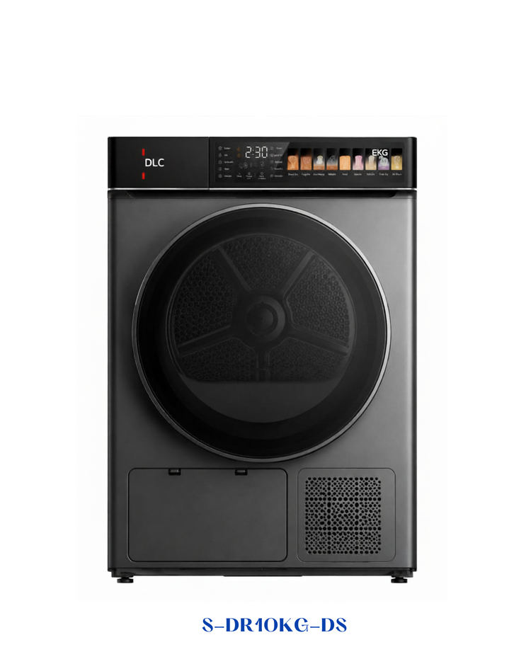 DLC 10KG Clothes Dryer Dark Silver