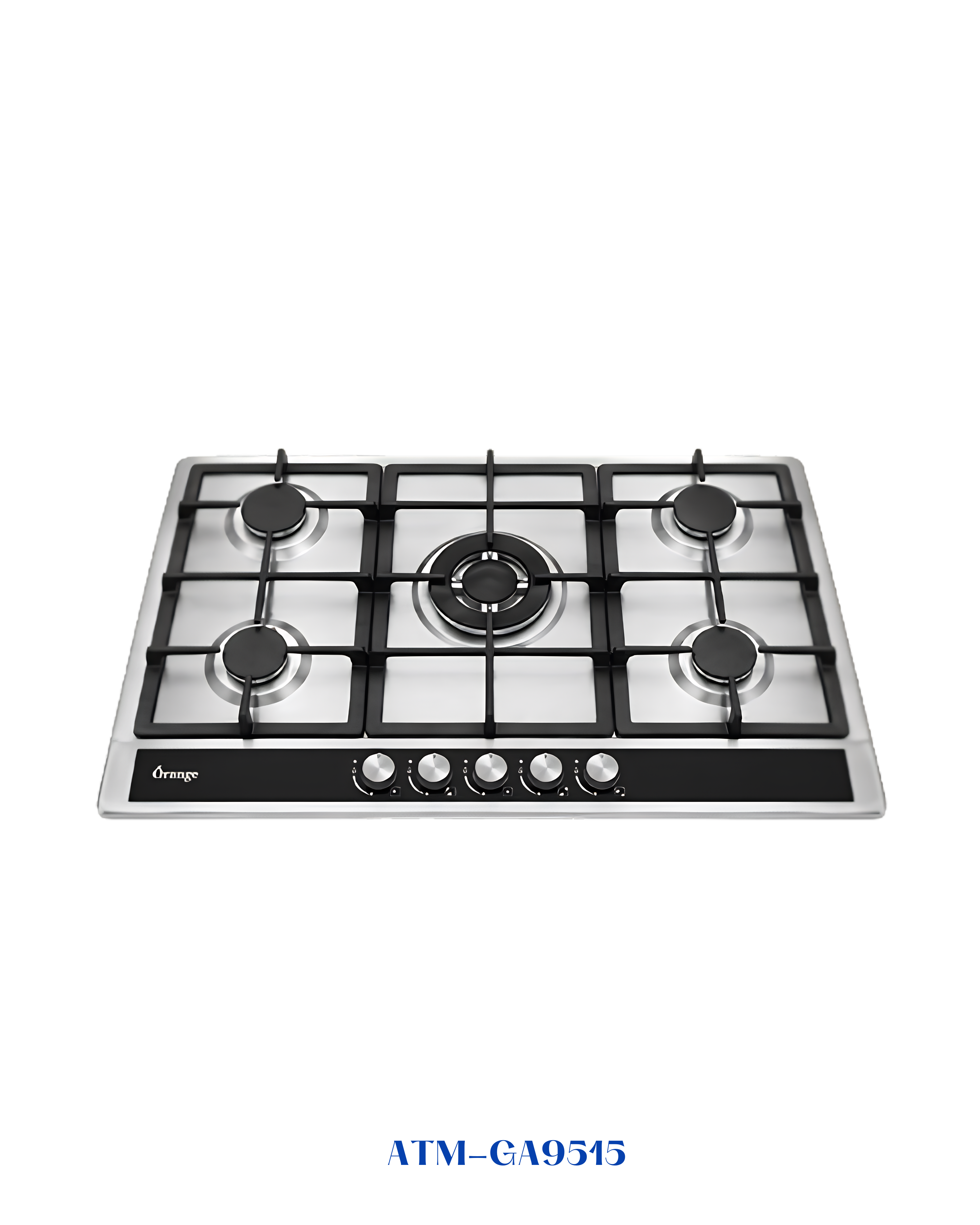 ORANGE 90CM BUILT-IN GAS HOB WITH 5 BURNERS