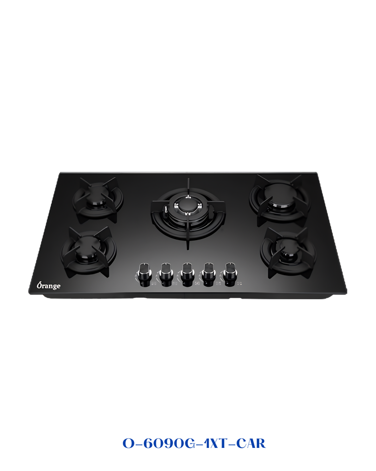 ORANGE 90 CM BUILT-IN GAS HOB WITH 5 BURNERS