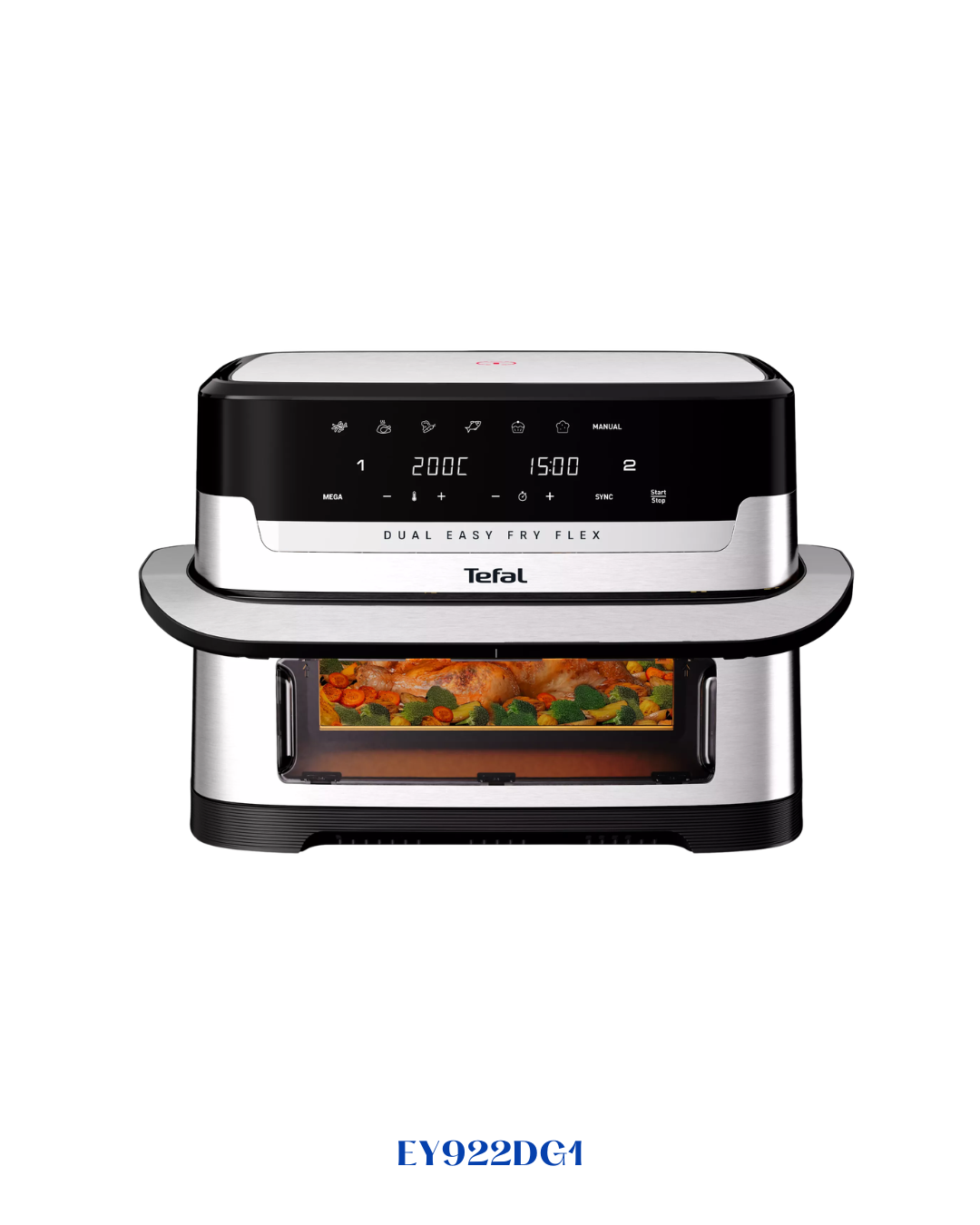 TEFAL EASY FRY FLEX DUAL AIR FRYER 9L 2700W