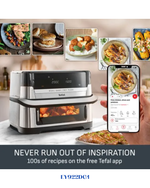 TEFAL EASY FRY FLEX DUAL AIR FRYER 9L 2700W