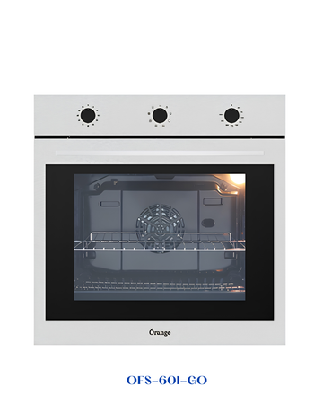 ORANGE BUILT-IN ELECTRIC OVEN 80L 60CM STAINLESS STEEL