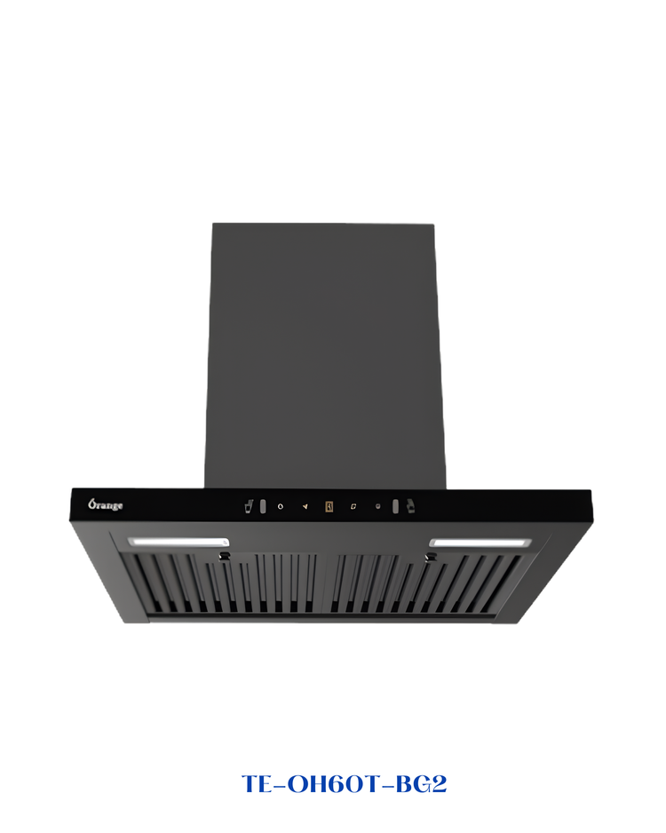 ORANGE 60 CM MATTE BLACK CHIMNEY COOKER HOOD