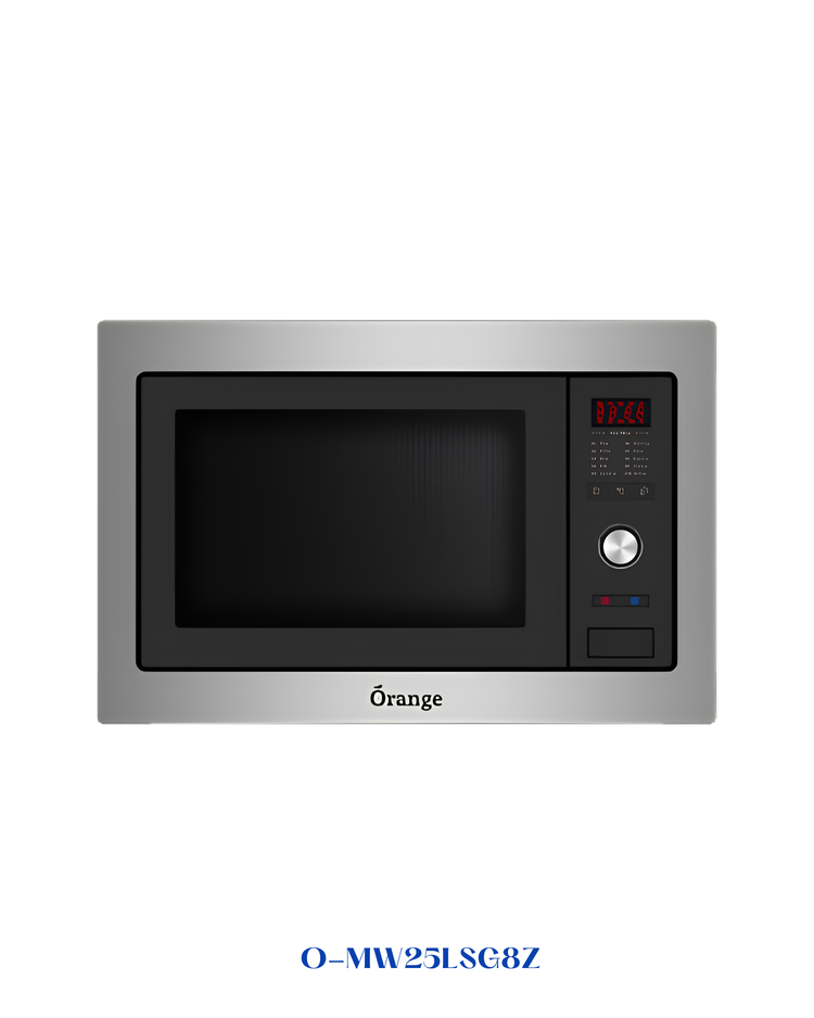 ORANGE BUILT-IN MICROWAVE WITH GRILL 25L 900W – SILVER