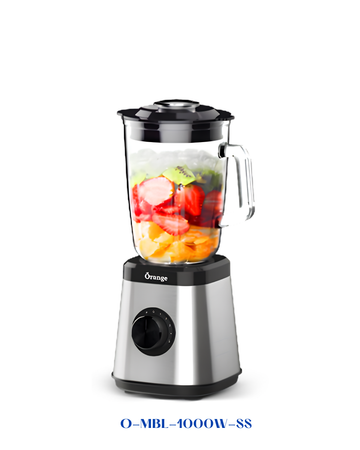 ORANGE STAINLESS STEEL BLENDER 1000W 1.5L