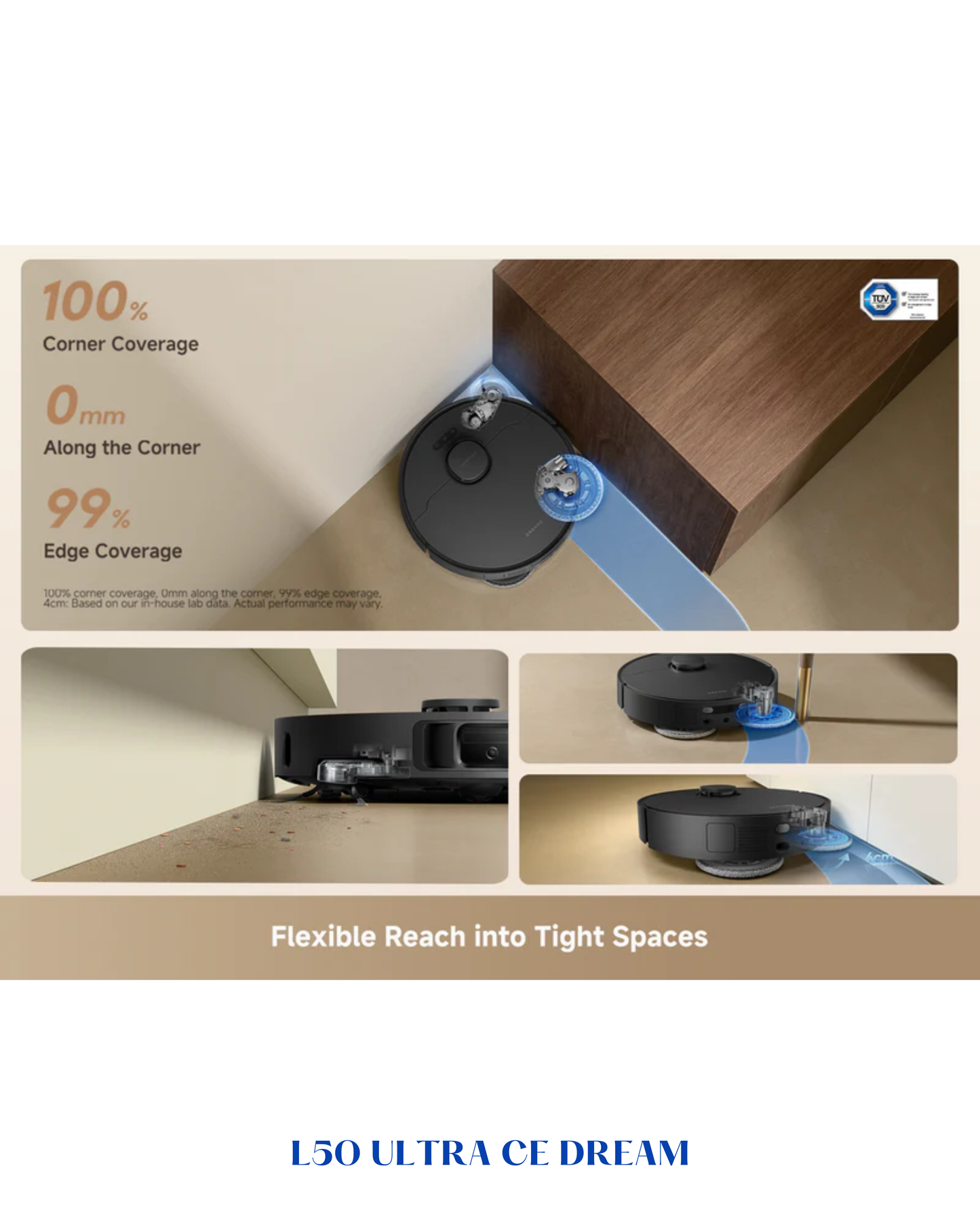 DREAME L50 ULTRA CE ROBOT VACUUM AND MOP