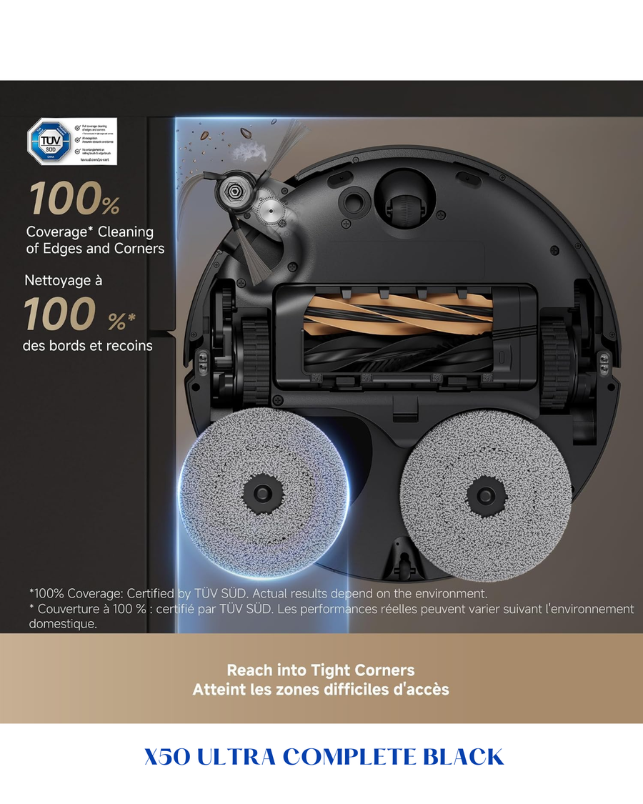 ​DREAME X50 ULTRA COMPLETE ROBOT VACUUM – BLACK
