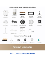 DREAME X50 ULTRA COMPLETE ROBOT VACUUM – WHITE