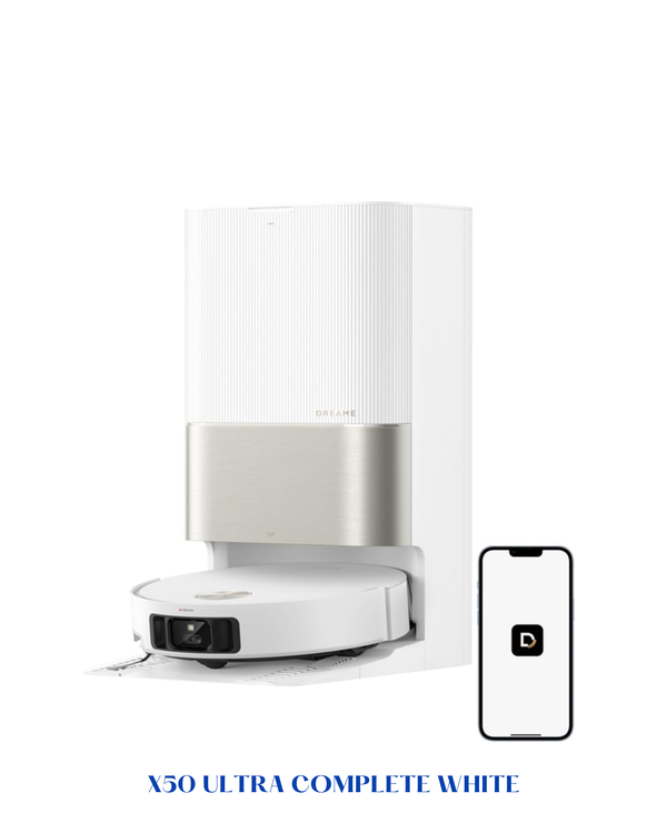 ​DREAME X50 ULTRA COMPLETE ROBOT VACUUM – WHITE