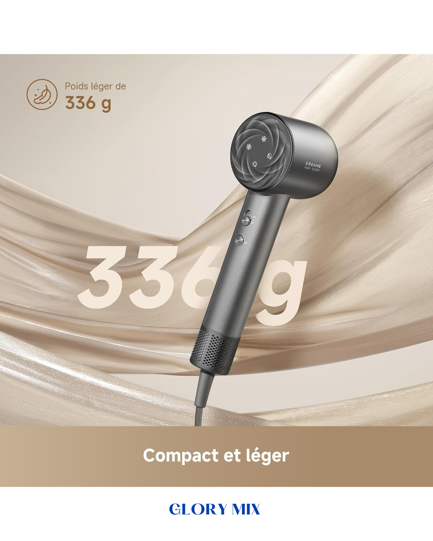 DREAME GLORY MIX HIGH-SPEED HAIR DRYER 1600W