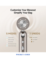 DREAME POCKET HIGH-SPEED HAIR DRYER 1300W – GOLD