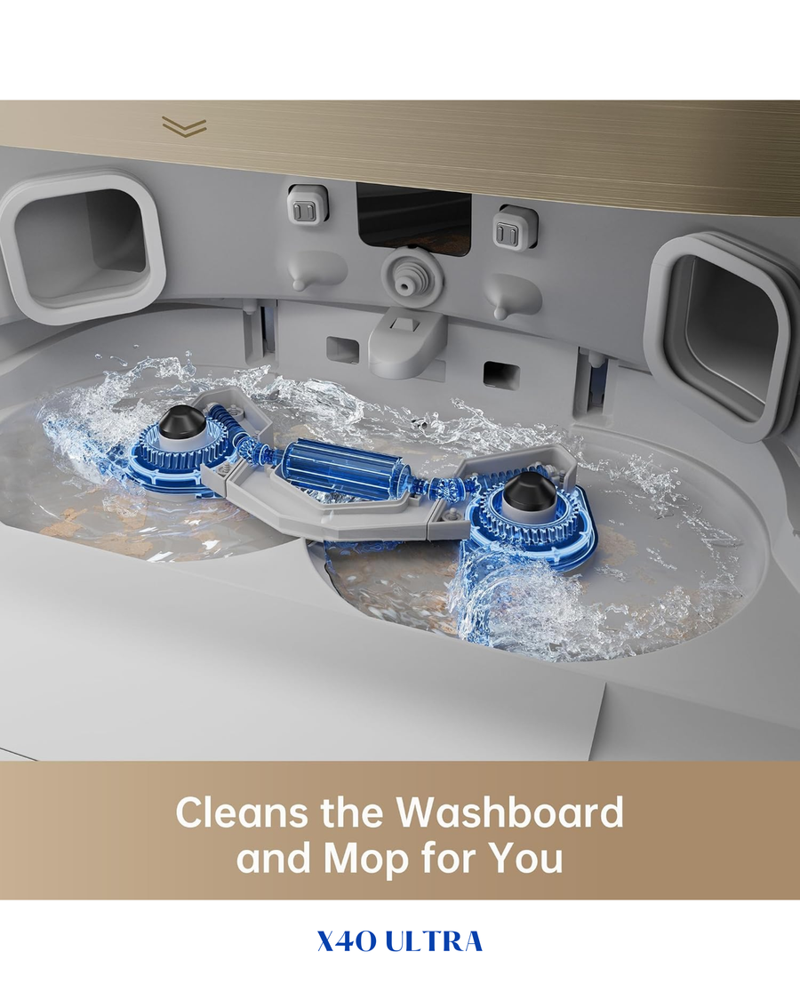 ​DREAME X40 ULTRA ROBOT VACUUM AND MOP – WHITE