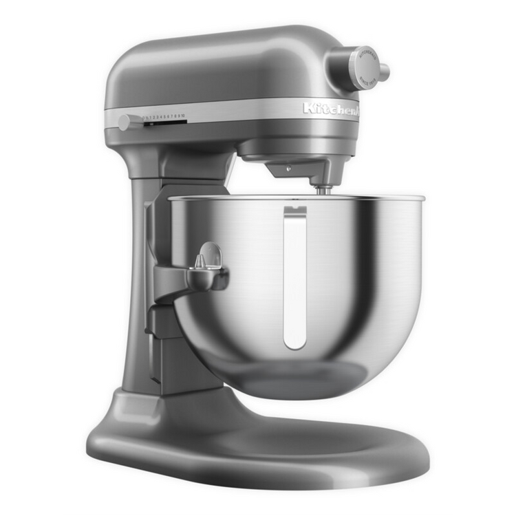 KitchenAid 5KSM70JPXBCU Contour Silver - angled view