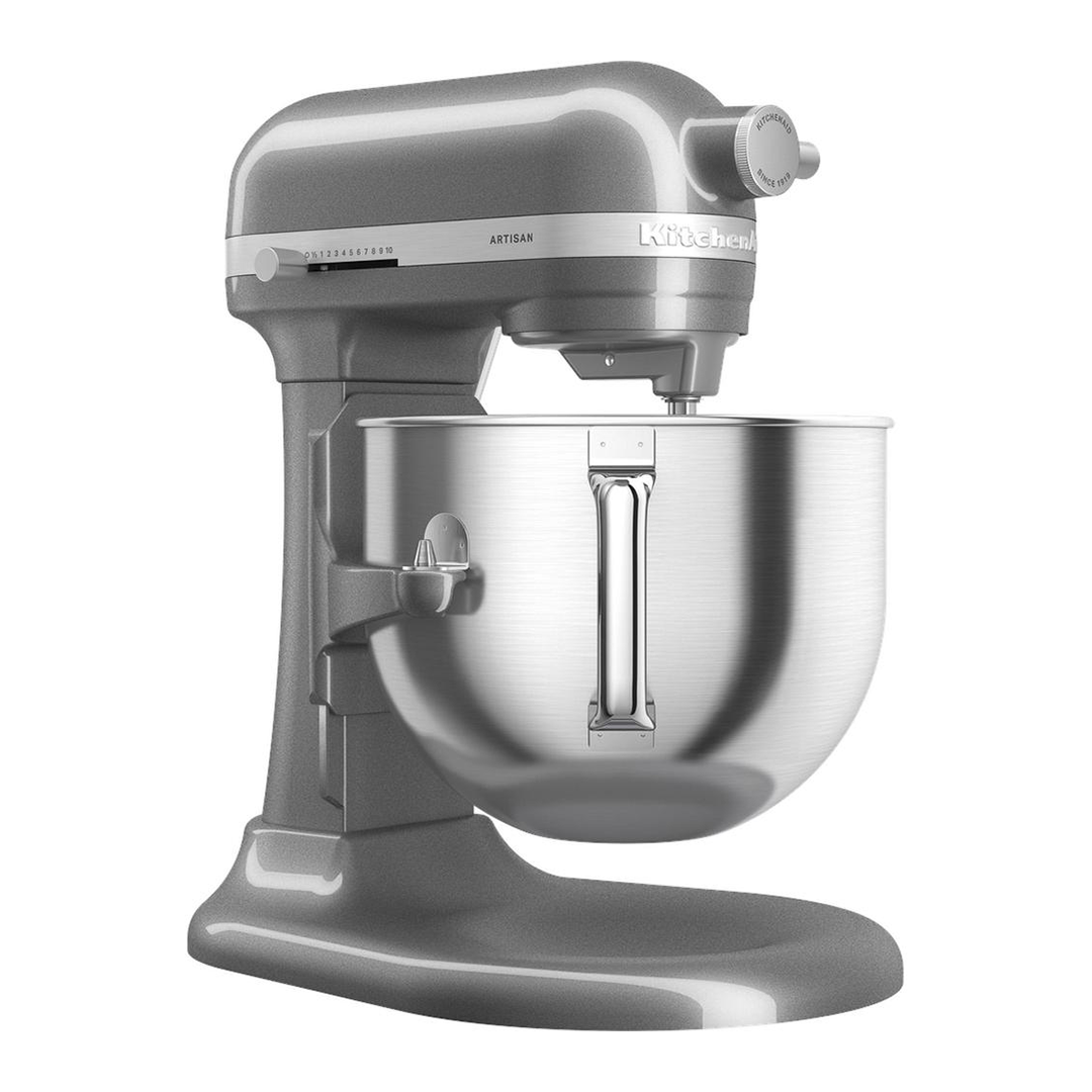 عجانة KitchenAid Artisan 6.6L Medallion Silver من الخلف