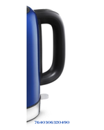 TRISA Diners Edition Electric Kettle Blue 2200W 1.7L