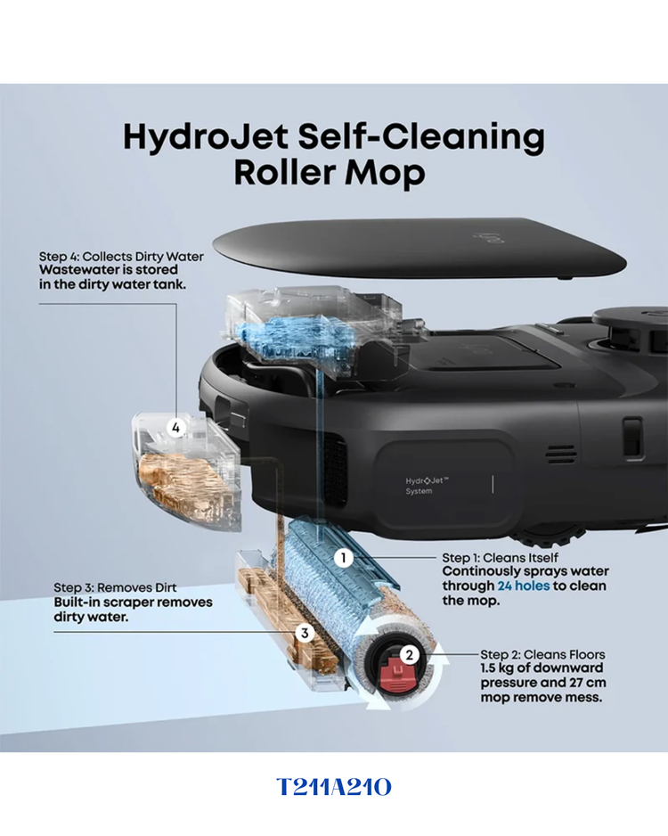 Eufy Omni C28 Robot Vacuum & Mop with All-in-One Station – 15,000Pa