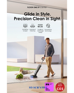 Tineco FLOOR ONE S9 SCIENTIST Wet & Dry Vacuum Cleaner – 22,000Pa, 0.85L